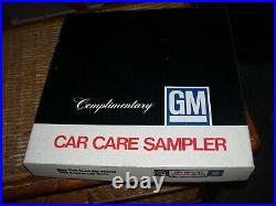 Vintage nos original Chevy GM promo dealer care kit accessory Nova chevelle ss