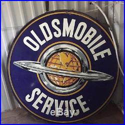 Vintage oldsmobile Porcelain Sign