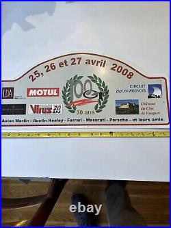 Vintage race starter sign 2008 Europe 100 GT