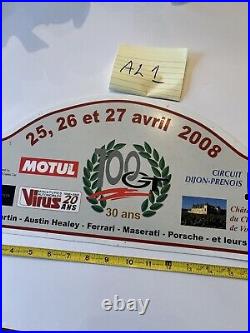 Vintage race starter sign 2008 Europe 100 GT