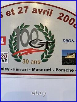 Vintage race starter sign 2008 Europe 100 GT