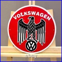 Volkswagen Eagle Emblem Vintage German Automotive Metal Sign 30 cm (11.8)