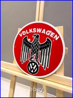 Volkswagen Eagle Emblem Vintage German Automotive Metal Sign 30 cm (11.8)
