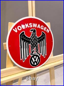 Volkswagen Eagle Emblem Vintage German Automotive Metal Sign 30 cm (11.8)