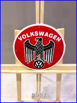Volkswagen Eagle Emblem Vintage German Automotive Metal Sign 30 cm (11.8)