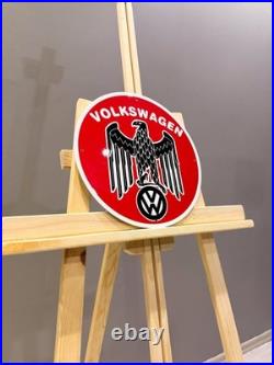 Volkswagen Eagle Emblem Vintage German Automotive Metal Sign 30 cm (11.8)