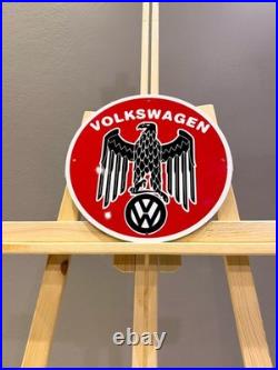 Volkswagen Eagle Emblem Vintage German Automotive Metal Sign 30 cm (11.8)