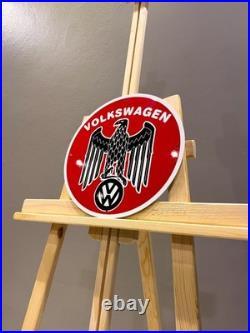 Volkswagen Eagle Emblem Vintage German Automotive Metal Sign 30 cm (11.8)