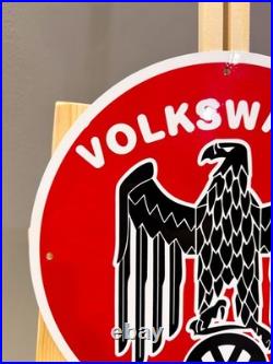 Volkswagen Eagle Emblem Vintage German Automotive Metal Sign 30 cm (11.8)