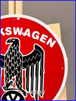 Volkswagen Eagle Emblem Vintage German Automotive Metal Sign 30 cm (11.8)