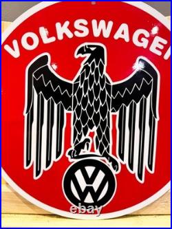 Volkswagen Eagle Emblem Vintage German Automotive Metal Sign 30 cm (11.8)