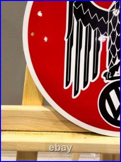 Volkswagen Eagle Emblem Vintage German Automotive Metal Sign 30 cm (11.8)