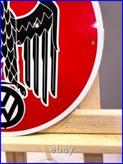 Volkswagen Eagle Emblem Vintage German Automotive Metal Sign 30 cm (11.8)