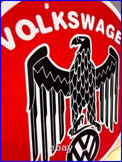 Volkswagen Eagle Emblem Vintage German Automotive Metal Sign 30 cm (11.8)