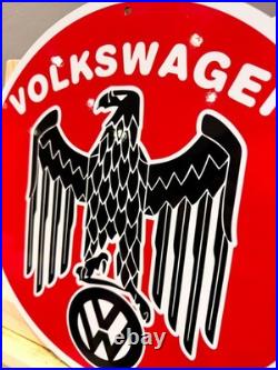 Volkswagen Eagle Emblem Vintage German Automotive Metal Sign 30 cm (11.8)
