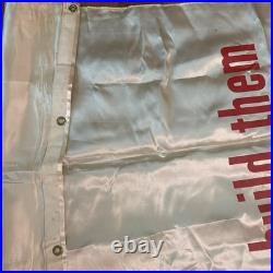 Vtg 1952 BUICK 9ft 7x 3ft4Horizontal Banner FRINGE Rare Advertising No Name Vtg 1952 BUICK 9ft 7x 3ft4Horizontal Banner FRINGE Rare Advertising No Name