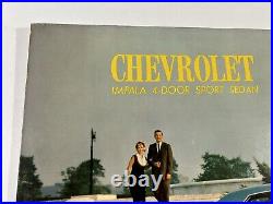 Vtg 1965 Chevrolet Impala 4-Door Sport Sedan 32x18 Chevy Dealer Showroom Sign