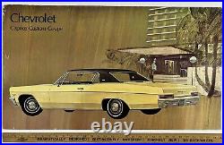 Vtg 1966 Chevrolet Caprice Custom Coupe 32 x 18 Chevy Dealer Showroom Poster