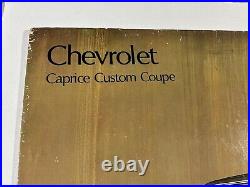 Vtg 1966 Chevrolet Caprice Custom Coupe 32 x 18 Chevy Dealer Showroom Poster