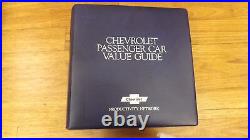 Vtg 1982 Chevrolet Passenger Car Buyiers Guide Corvette Camaro, Monte Carlo Chevy