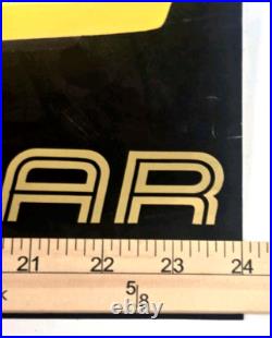 Vtg Corvette Poster 1986 Indianapolis 500 Pace Car GM Auto Dealer Advertising